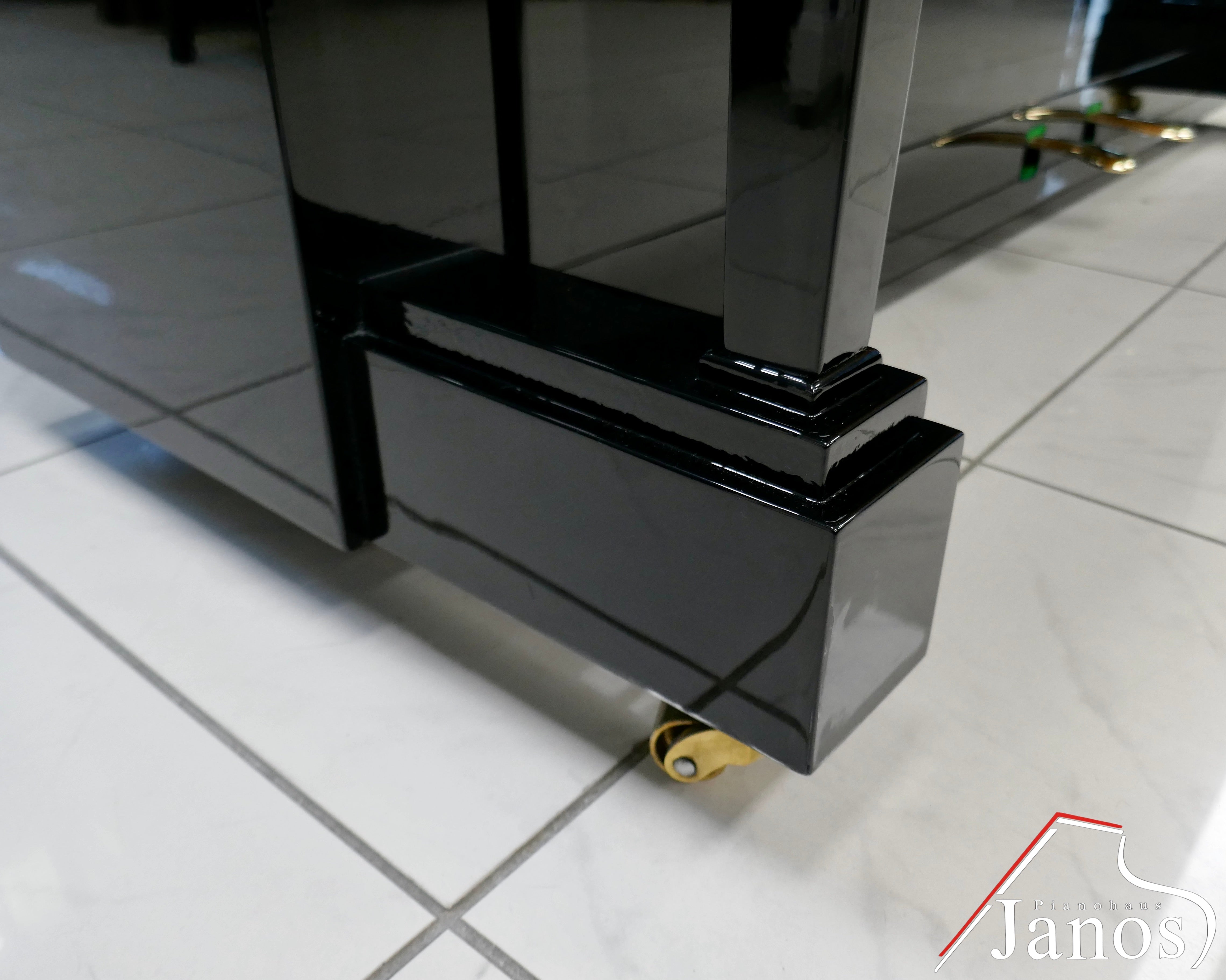 Klavier C. Bechstein Concert 8  - Schwarz Hochglanz