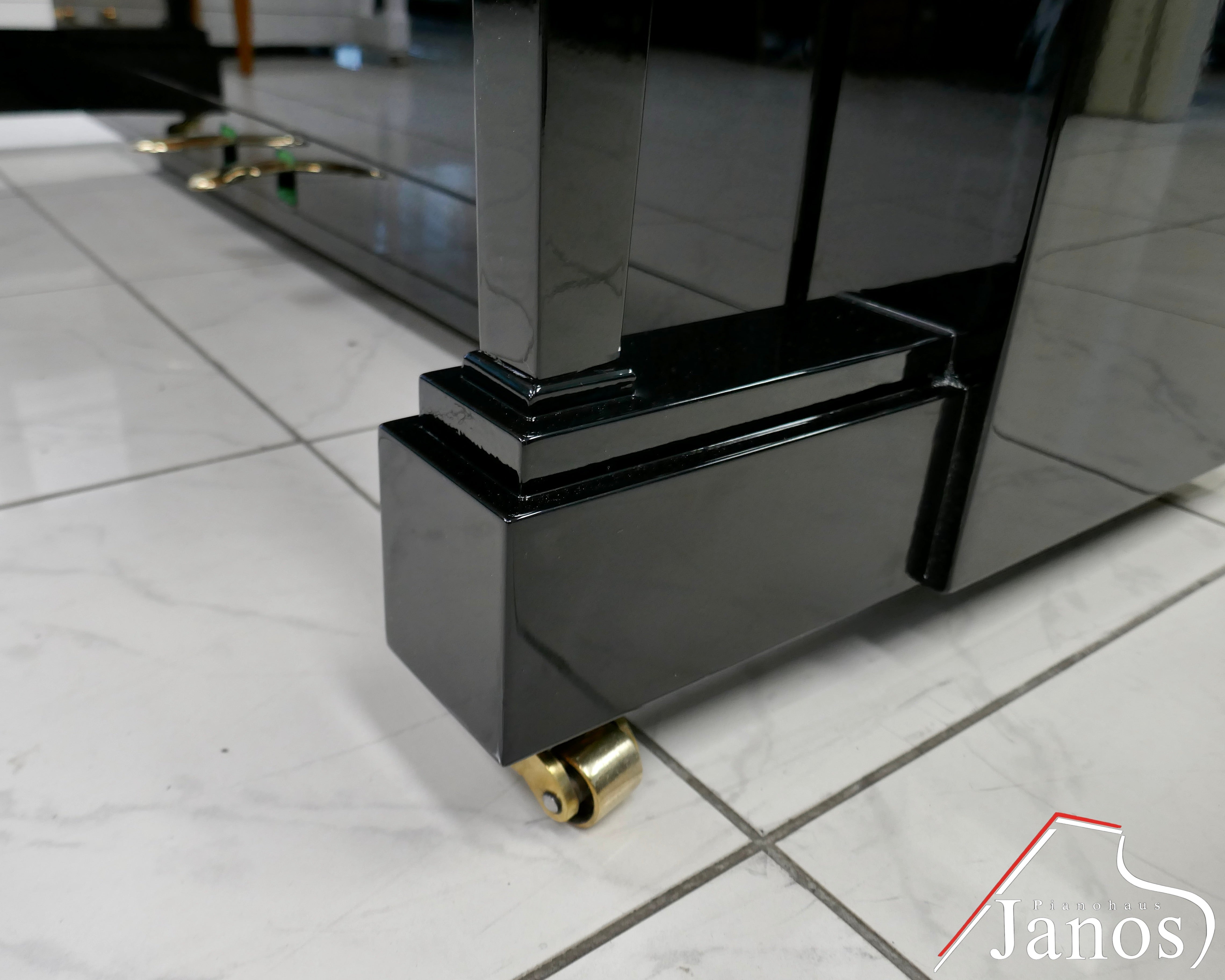 Klavier C. Bechstein Concert 8  - Schwarz Hochglanz