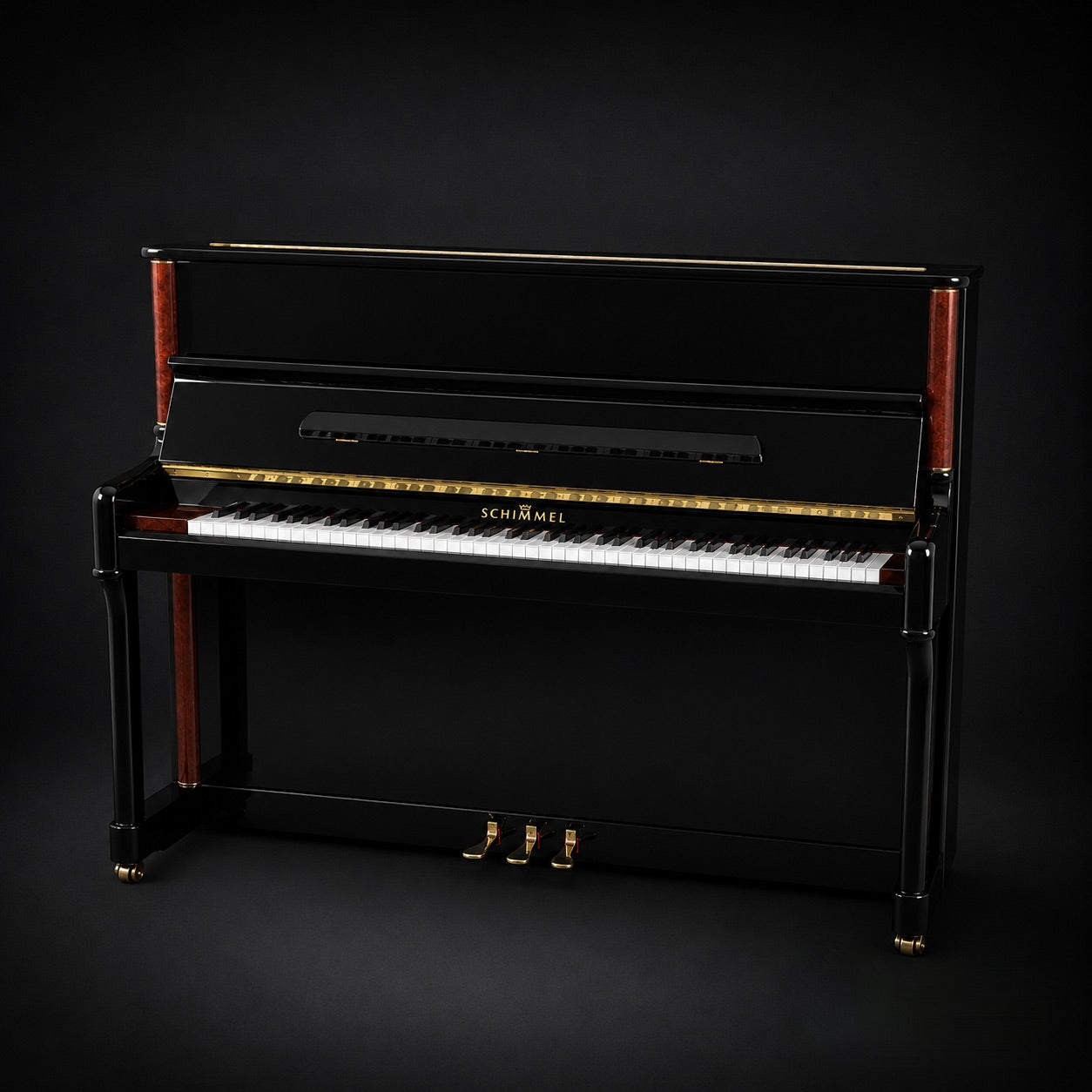 Klavier Schimmel 120 TN - Schwarz Hochglanz