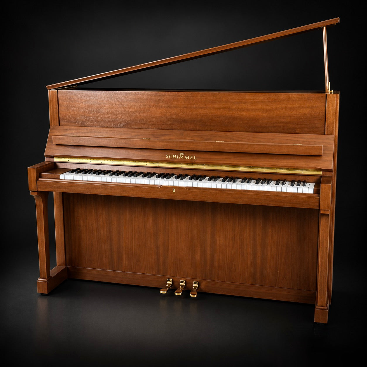 Klavier Schimmel 118 T - Nussbaum Satiniert